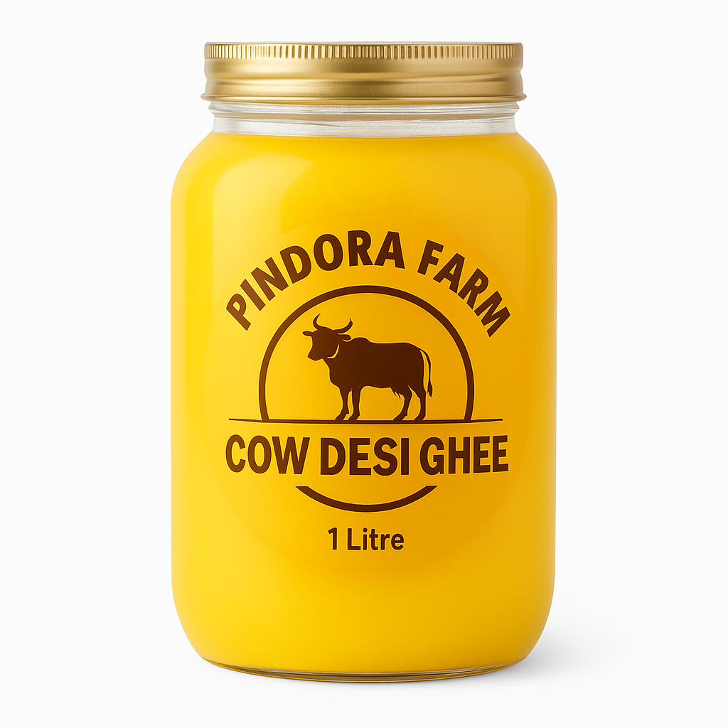 pindora farm – pure desi cow ghee (1 litre) pindora farm – pure desi cow ghee (1 litre)