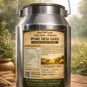 desi cow ghee (5 litre steel pack)