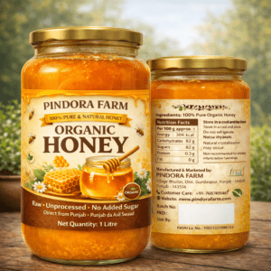 Home pindora farm organic honey – 1litre