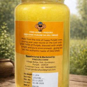 pindora farm – pure desi cow ghee (1 litre)